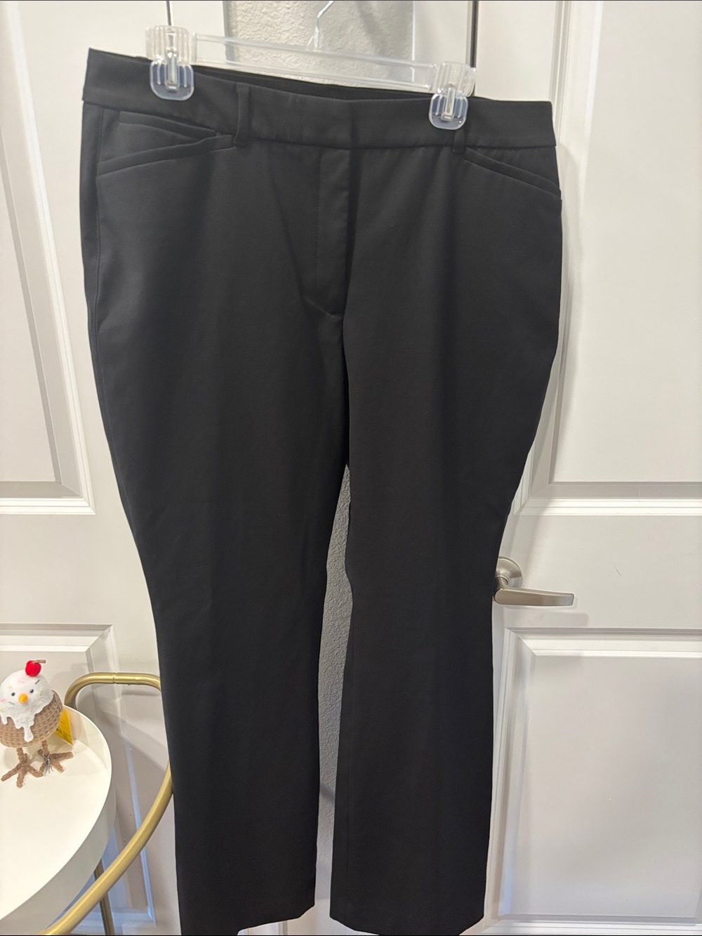EUC White House Black Market Black Ines Curvy Bootcut Pants